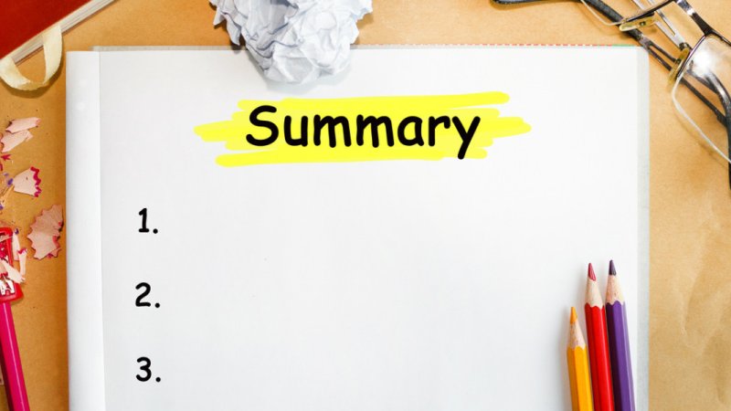 How to write a summary of an Essay