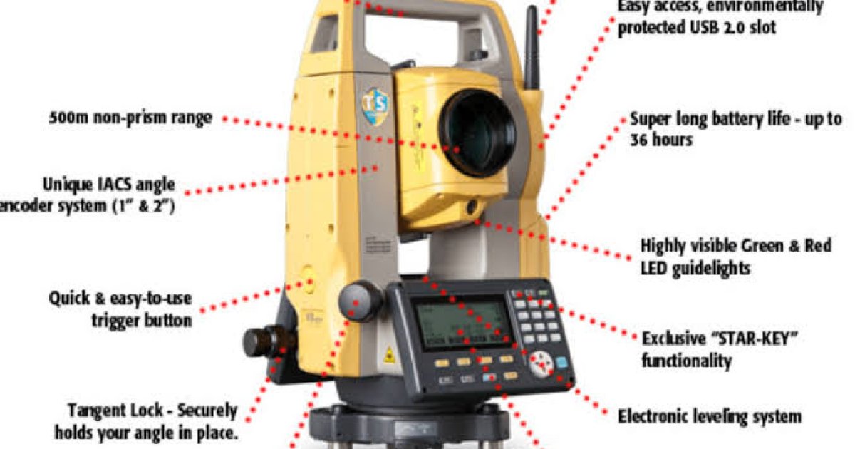 ټوټل سټیشن پواسطه دمساخت پیدا کول