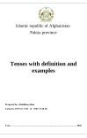 12 tenses with definition and examples. cover image