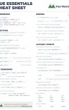 Vue Essentials Cheat Sheet cover image