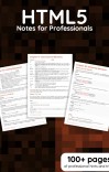 HTML5 Notes For Professionals cover image