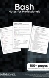 Bash Notes for Professionals book cover image