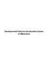 Developmental Policy for the Education System of Afghanistan cover image